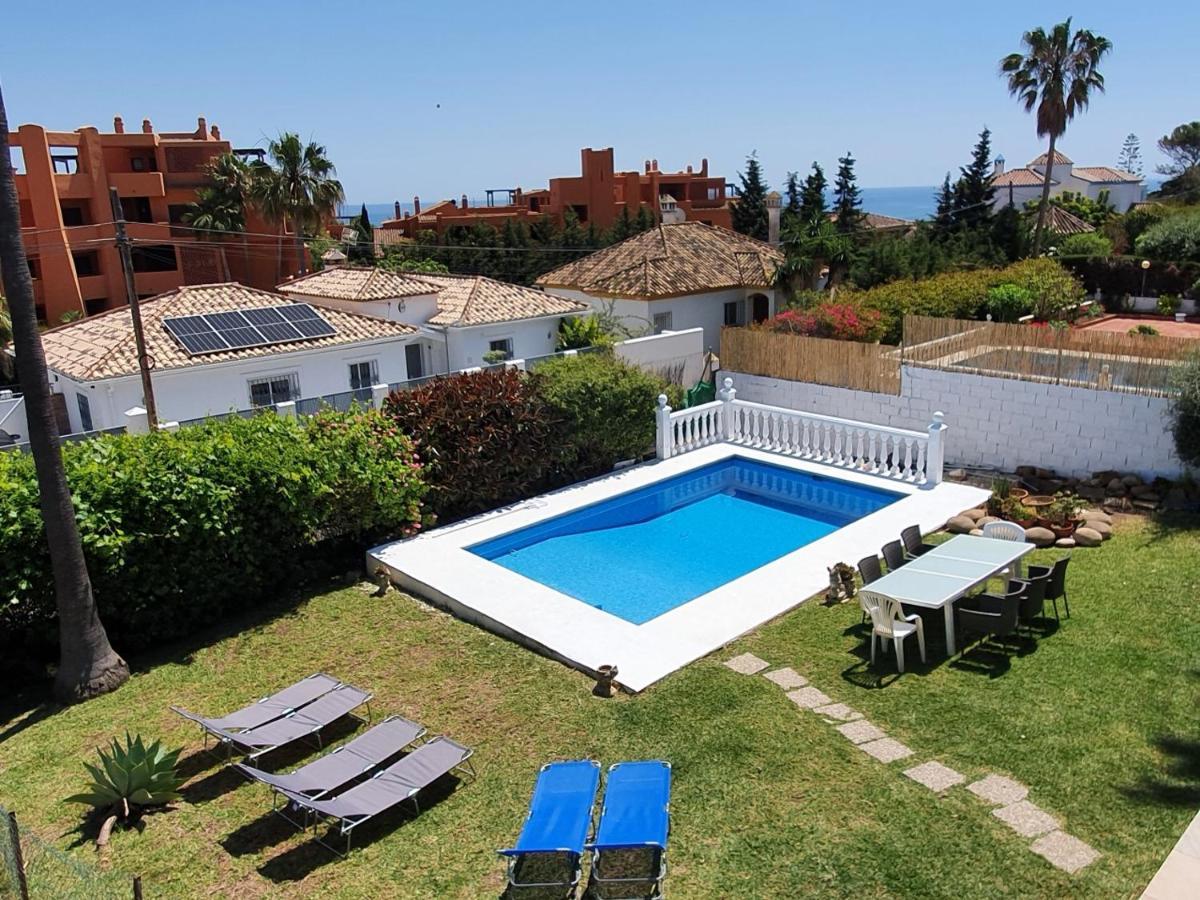 Beautiful 5 Bedroom Villa, Sea Views, Private Pool, Estepona Newly Refurbished Eksteriør billede